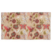 Vloeibare naadloze bloemen, vogels, vlinder kussensloop (Voorkant-Links)