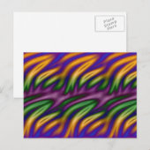 Vloeibare olie Art Briefkaart (Voorkant / Achterkant)