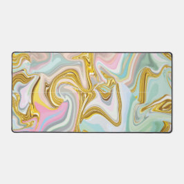 Vloeibare Pastel Goud Bureaumat