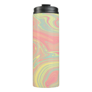 Vloeibare Pastelkleuren Thermosbeker