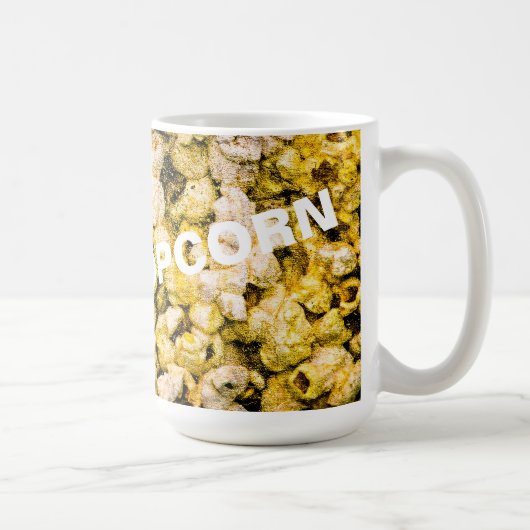 Vloeibare popcorn koffiemok (Rechts)
