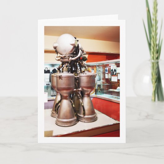 Vloeibare raketmotor RD214 Feestdagen Kaart (Voorkant)