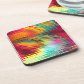 Vloeibare regenboog bier onderzetter (Linkerzijde)