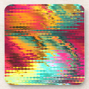 Vloeibare regenboog bier onderzetter