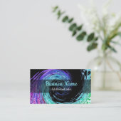 Vloeibare regenbooggolven Visitekaartje (Staand voorkant)