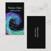 Vloeibare regenbooggolven Visitekaartje 2 (Voorkant / Achterkant)