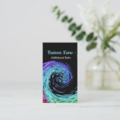 Vloeibare regenbooggolven Visitekaartje 2 (Staand voorkant)