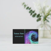 Vloeibare regenbooggolven Visitekaartje 3 (Staand voorkant)