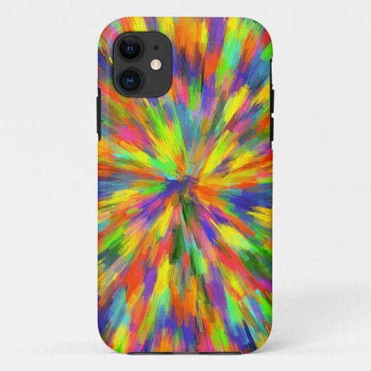 Vloeibare regenboogkleur Case-Mate iPhone case (Achterkant)