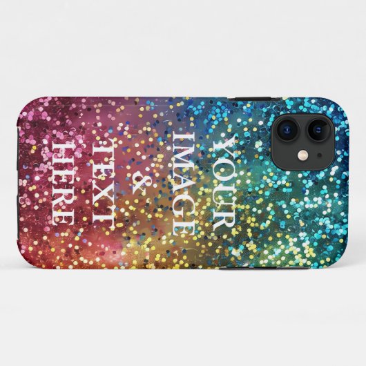 Vloeibare regenboogkleur Case-Mate iPhone case (Achterkant (horizontaal))