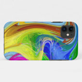 Vloeibare regenboogrook Case-Mate iPhone case (Achterkant (horizontaal))