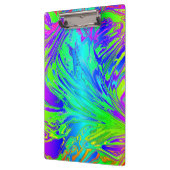 Vloeibare regenboogverf Abstracte Spletters Klembord (Links)