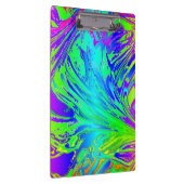 Vloeibare regenboogverf Abstracte Spletters Klembord (Rechts)