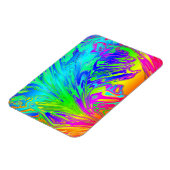 Vloeibare regenboogverf Abstracte Spletters Magneet (Linkerzijde)