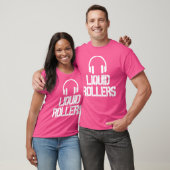 Vloeibare rollen trommel en bas t-shirt (Unisex)