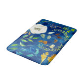 Vloeibare Roos van de moderne Waterverf eikenhout Badmat (Gekanteld)