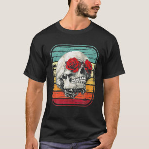 Vloeibare Rozen Retro Vintage T-shirt