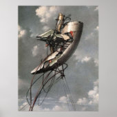 Vloeibare ruimte Lebbeus-Bossen Poster (Voorkant)