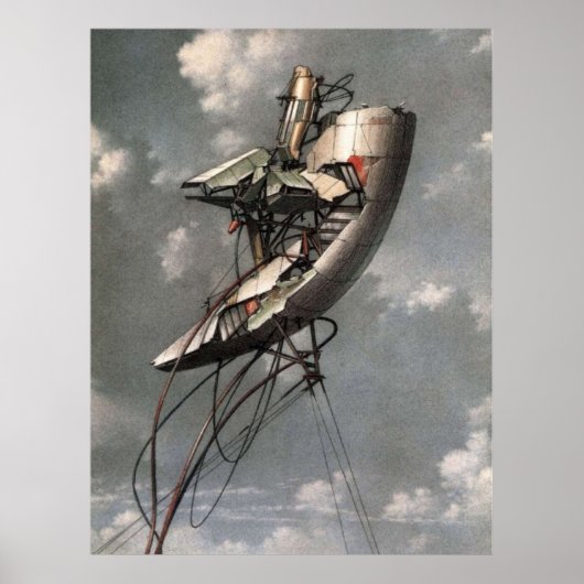 Vloeibare ruimte Lebbeus-Bossen Poster (Voorkant)