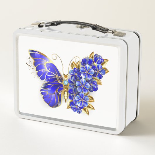 Vloeibare saffiervlinder (Achterkant)