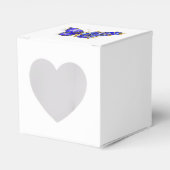 Vloeibare saffiervlinder bedankdoosjes (Voorkant Zijde)