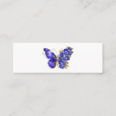 Vloeibare saffiervlinder contactkaartje (Voorkant)