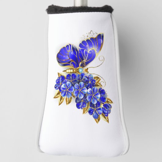 Vloeibare saffiervlinder golfheadcover (Draai 90)