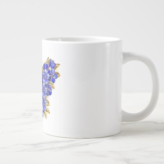 Vloeibare saffiervlinder grote koffiekop (Rechts)