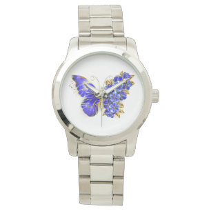 Vloeibare saffiervlinder horloge