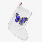 Vloeibare saffiervlinder kleine kerstsok (Voorkant (Hangend))