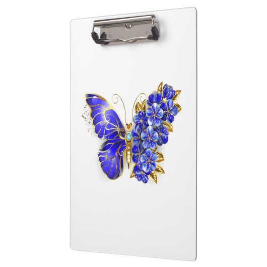 Vloeibare saffiervlinder klembord (Links)