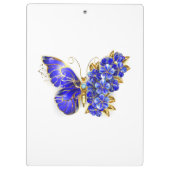 Vloeibare saffiervlinder klembord (Achterkant)