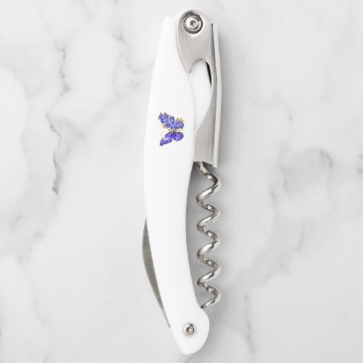 Vloeibare saffiervlinder kurkentrekker (Achterkant)