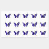 Vloeibare saffiervlinder labels (Vel)