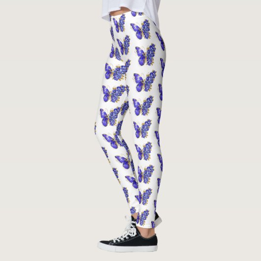 Vloeibare saffiervlinder leggings (Links)