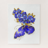 Vloeibare saffiervlinder legpuzzel (Verticaal)