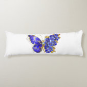 Vloeibare saffiervlinder lichaamskussen (Voorkant)