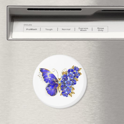 Vloeibare saffiervlinder magneet (Insitu (Vaatwasser))