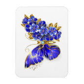 Vloeibare saffiervlinder magneet (Verticaal)