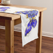 Vloeibare saffiervlinder medium tafelloper (Voorbeeld)