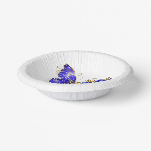 Vloeibare saffiervlinder papieren kommen (Gebogen)