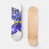 Vloeibare saffiervlinder persoonlijk skateboard (Voorkant)