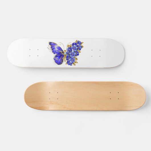 Vloeibare saffiervlinder persoonlijk skateboard (Horizontaal)