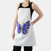 Vloeibare saffiervlinder schort (Insitu)