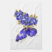 Vloeibare saffiervlinder theedoek (Verticaal)