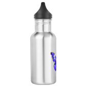 Vloeibare saffiervlinder waterfles  (Links)