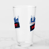 Vloeibare sanitaire Humor Glas (Links)