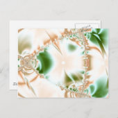 Vloeibare spatin briefkaart (Voorkant / Achterkant)