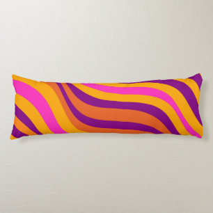 Vloeibare Swirl Flow Groovy Stripe Y2K Patroon Lichaamskussen