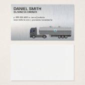 Vloeibare Tankwagen | Vrachtwagenchauffeur Visitekaartje (Voorkant /achterkant)